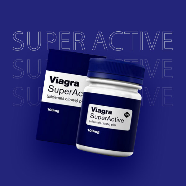 Verpackung von Tabletten des Potenzmittels Viagra Super Active